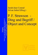 P. F. Strawson - Ding und Begriff Object and Concept P. F. Strawson - Ding und Begriff Object and Concept