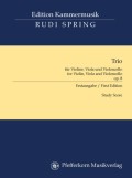 SPRING, RUDI: Streichtrio op. 8