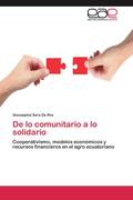 Da Ros, Giuseppina Sara: De lo comunitario a lo solidario