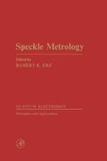 9780323154970 - Speckle Metrology - Book