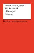 Hemingway,  Ernest: The Snows of Kilimanjaro