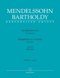 MENDELSSOHN BARTHOLDY, FELIX: Symphonie in a op. 56 Schottische